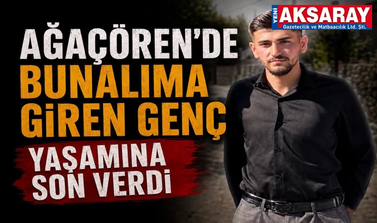 Bunalıma giren genç yaşamına son verdi