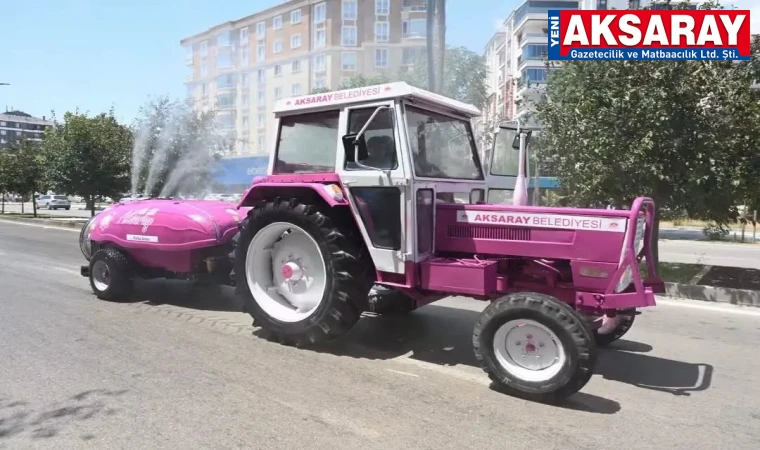Cadde ve sokaklarda lavanta kokusu