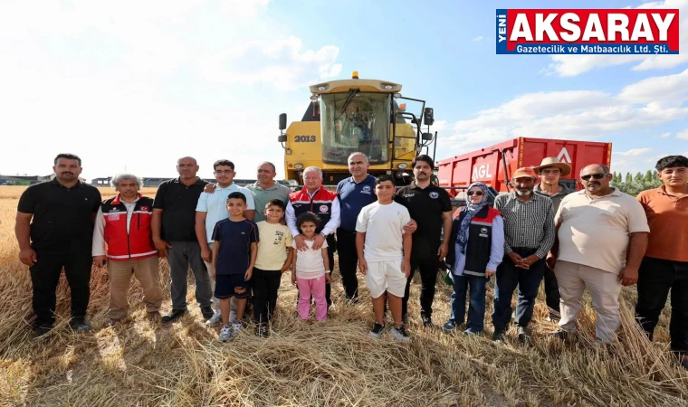 ÇİFTÇİLERLE BULUŞMA Kazıcıktol’da buğday hasadı