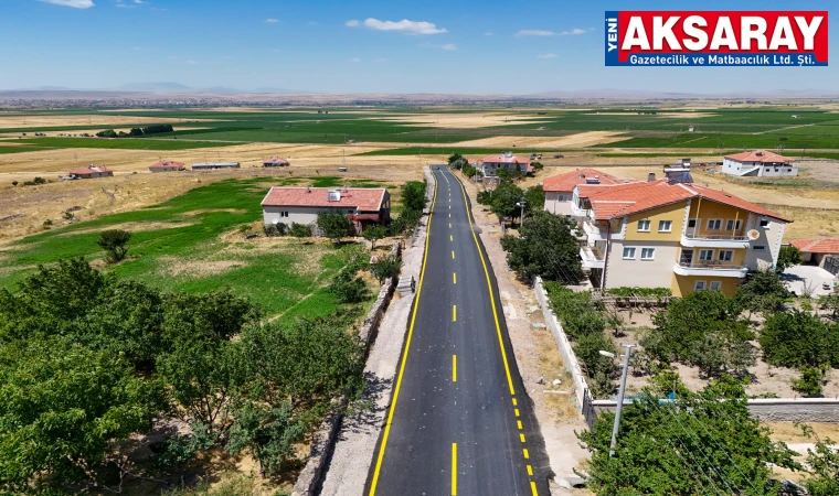 Gaziemir köyü ve yeraltı şehri yolunda asfalt çalışmaları tamamlandı