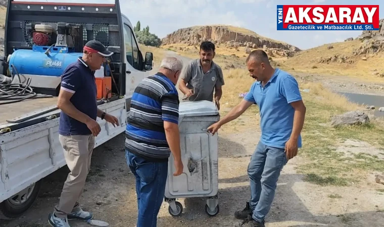 HEDEF TEMİZ BİR ÇEVRE Mamasın Barajı’na çöp konteynerleri yerleştirildi