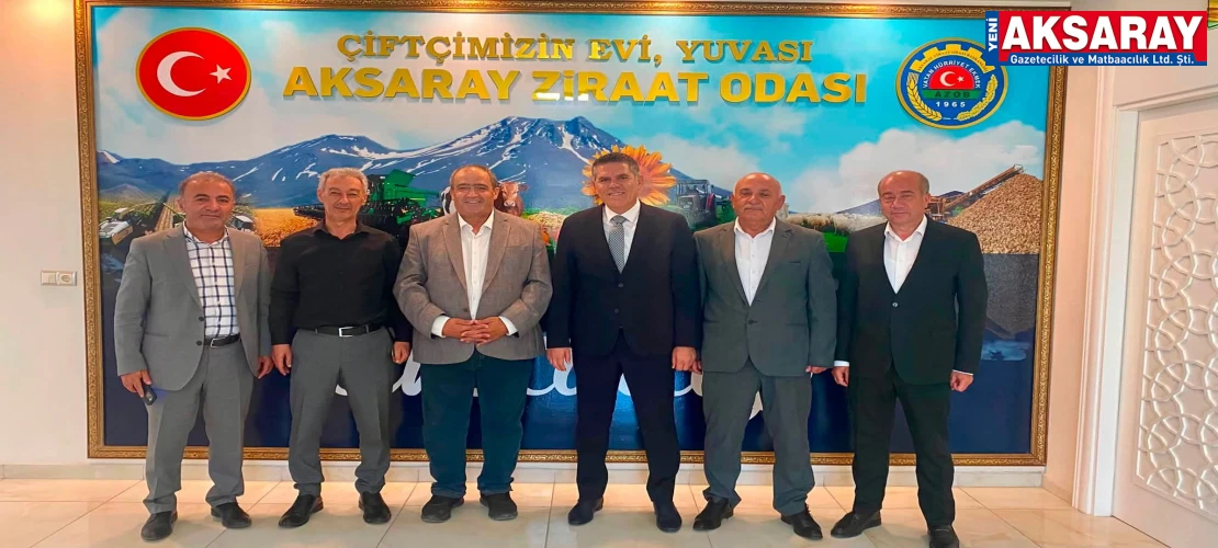 İlçe ve Belde Belediye Başkanlarından Ziraat Odasına ziyaret