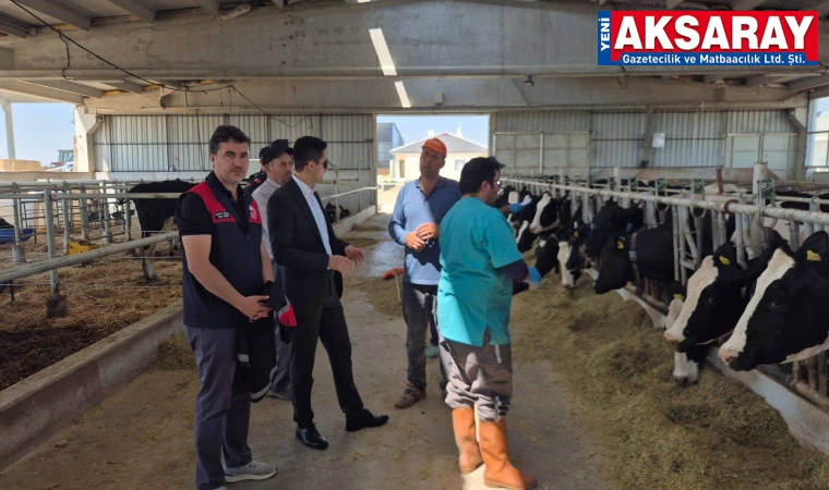Kaymakam çiftlikleri gezdi