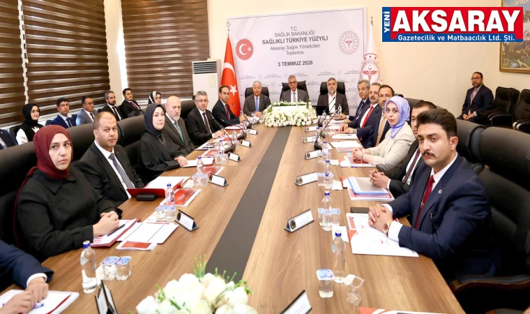 SAĞLIK BAKANI PROF. DR. MEMİŞOĞLU AKSARAY’DA KONUŞTU: Devlet hastanesinin 6 ay içinde temeli atılacak