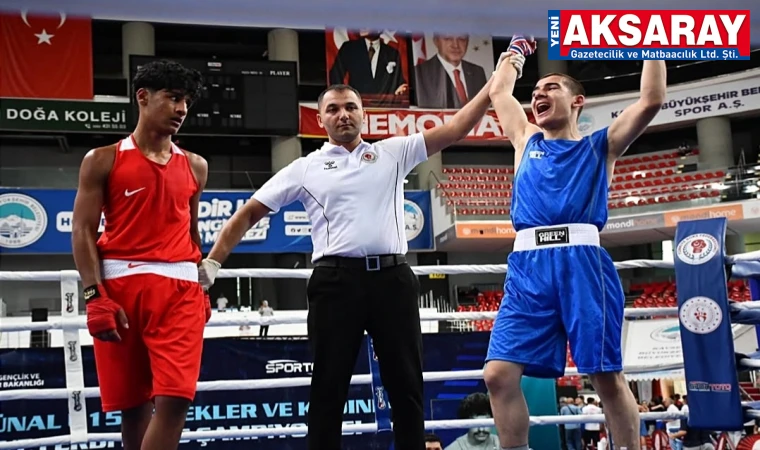 SAMET ŞERİF ÖZDEMİR Aksaraylı boksör Türkiye 2.’si oldu