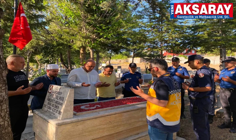Şehit Başkomiser şehadetinin yıl dönümünde dualarla anıldı