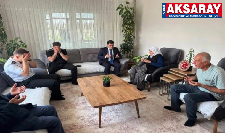 Şehitlerin ailelerine yıldönümü ziyareti