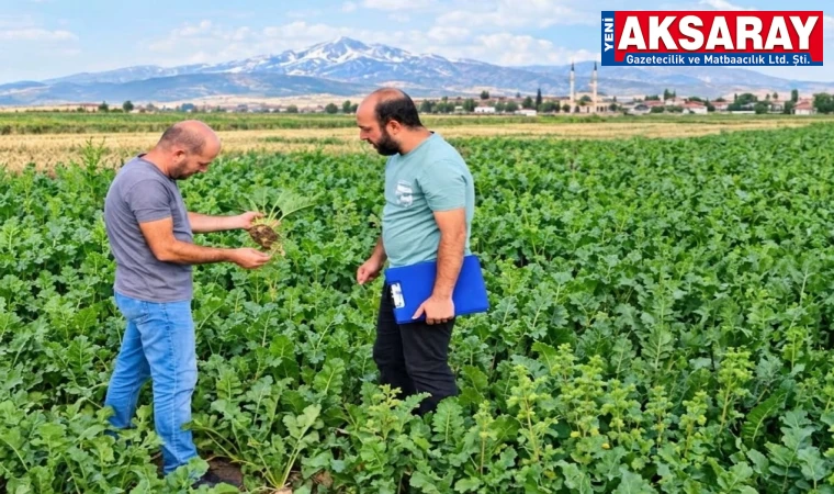 Aksaray’da tarım arazilerinde saha kontrolleri aralıksız sürüyor