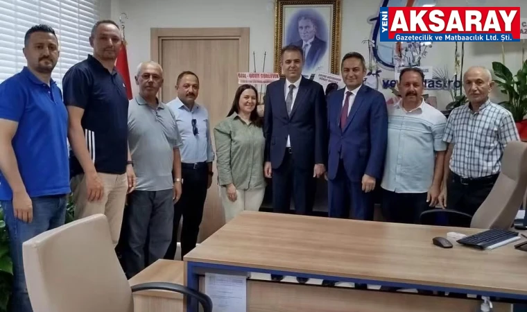 Büro Memur-Sen yöneticilerinden Tapu İl Müdürü Özgür Kılıç’a ziyaret