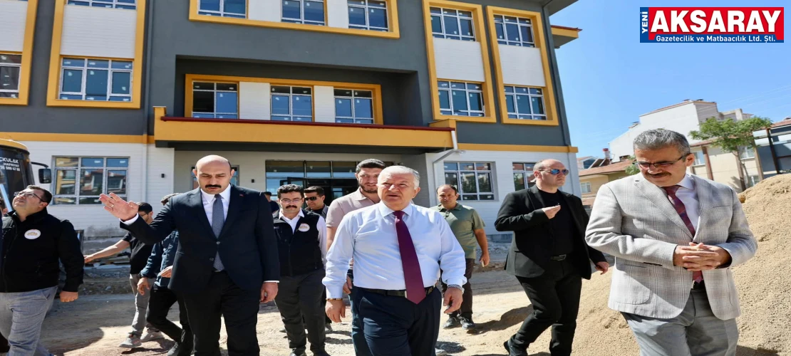 Eğitim yatırımları yerinde incelendi