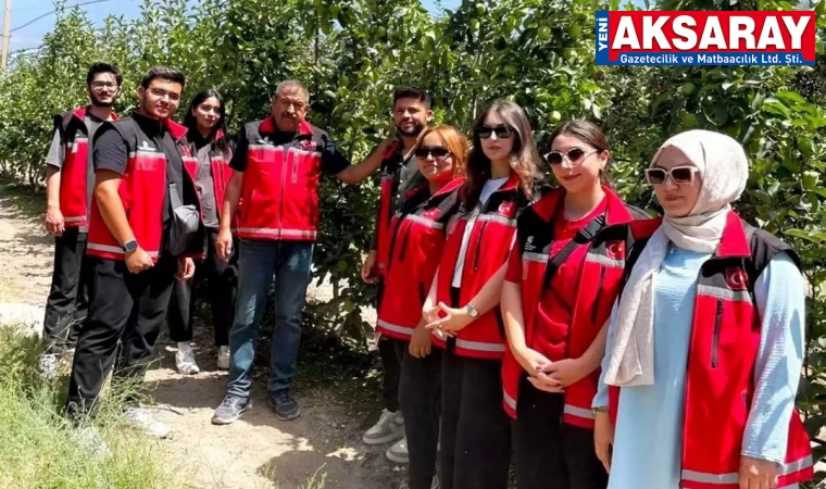 Geleceğin Ziraat Mühendisleri sahada uygulamalarla yetişiyor