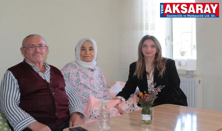 Kıbrıs Gazisine ev ziyareti