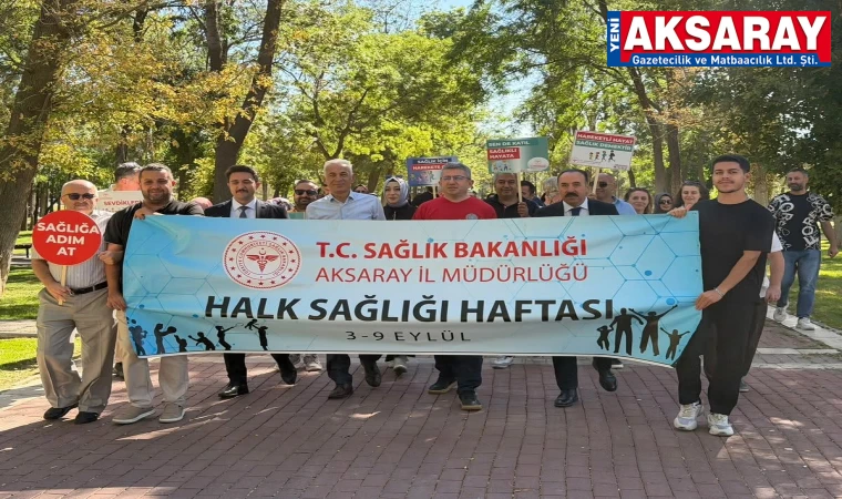Kılıçaslan Parkı’nda Sağlık Yürüyüşü