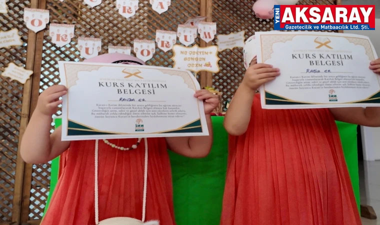 Kur’an-ı Kerim Yaz Okulu sona erdi