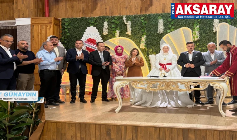 NİKÂH ŞAHİDİ İL MÜDÜRÜ ELALDI Şehit Orhan Koçak’ın kız kardeşi dünyaevine girdi