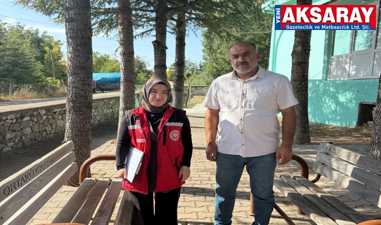 ORTAKÖY SOSYAL HİZMET MERKEZİ’NDEN Sağlık Merkezi ve Köylere Ziyaret