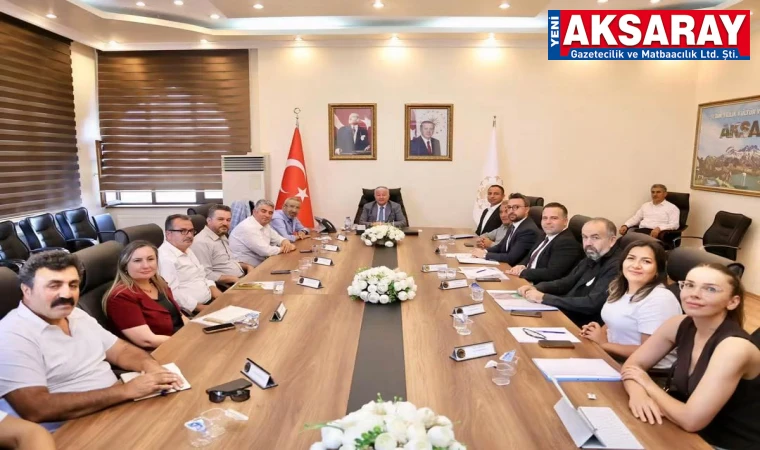 Turizm Altyapı Birliği Toplantısı yapıldı
