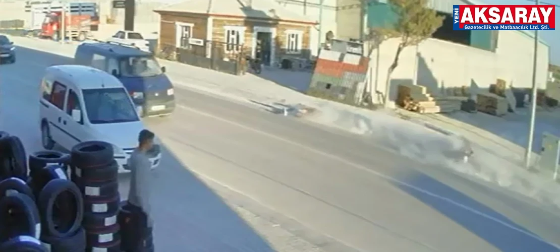 15 Yaşında motosiklet sürücüsü ağır yaralandı