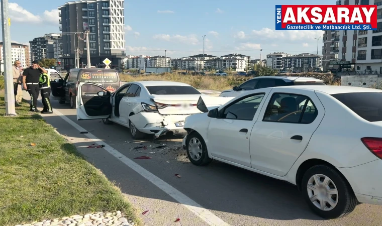 4 Araçlı zincirleme trafik kazası