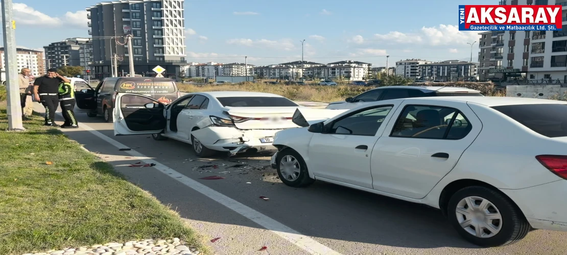 4 Araçlı zincirleme trafik kazası
