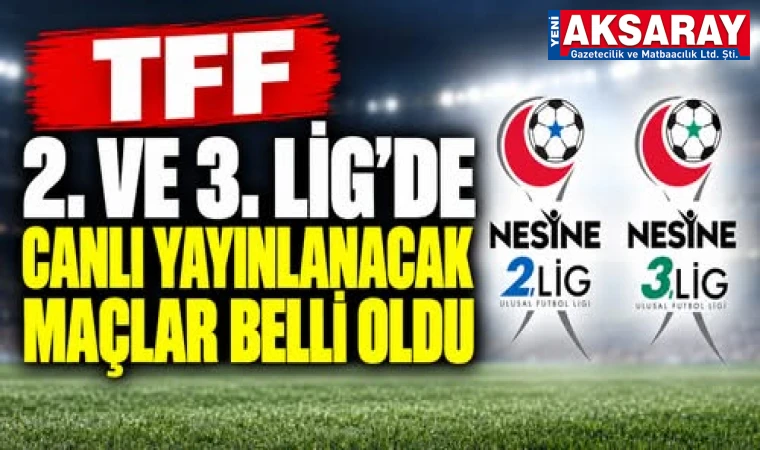Aksarayspor’un maçı Canlı yayında
