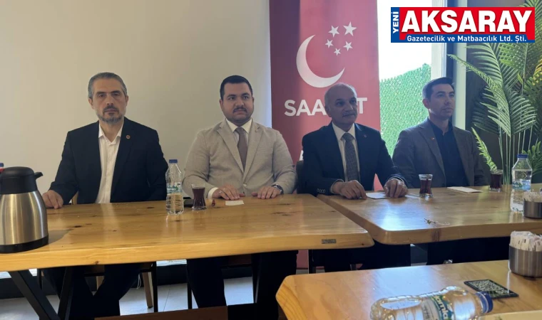Saadet Partisi basınla buluştu