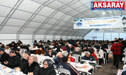AKSARAY BELEDİYESİ AÇIKLADI İftar çadırlarında 100 bini aşkın vatandaş yararlandı