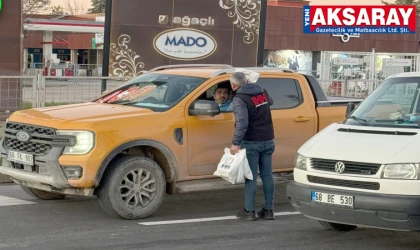 AKSARAY İHH GÖNÜLLÜLERİ  “İftara 5 Kala” İkramı