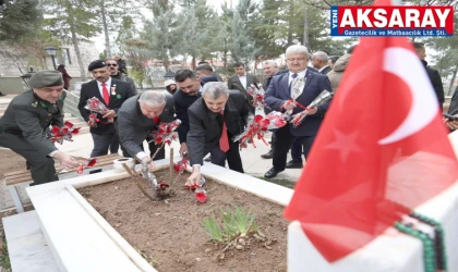 AKSARAY ŞEHİTLİĞİ’NDE DUYGU DOLU ANLAR: "Vatan size minnettardır"