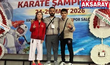 Karate de iki sporcumuz başarı sağladı