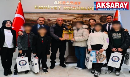 181. YILDA ANLAMLI BULUŞMA  Devletin çocukları emniyeti ziyaret etti