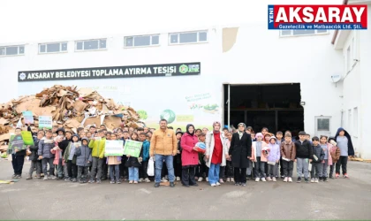 Geri dönüşümü yerinde öğrendiler