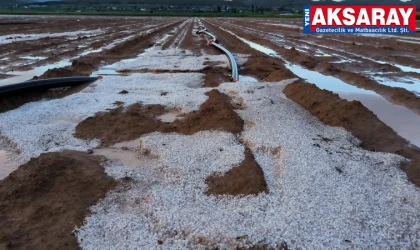 Bazı bölgelerde dolu zarar Verdi