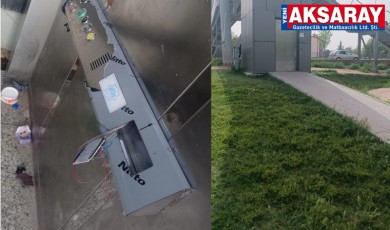 BÜYÜK BÖLCEK MAHALLESİ Üst geçit asansörüne zarar verdiler