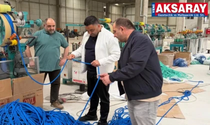 Dünyaya balık ağı ve ev tekstili Aksaray’dan gidiyor