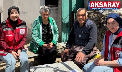 Evde bakım ziyaretleri gönüllere dokunuldu