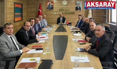 İl Özel İdare’de saha çalışmaları değerlendirildi