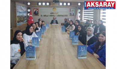 Öğrenci grubuyla kültürel buluşma