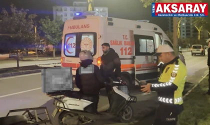 Otomobil sürücüsü motosiklete çarpıp kaçtı