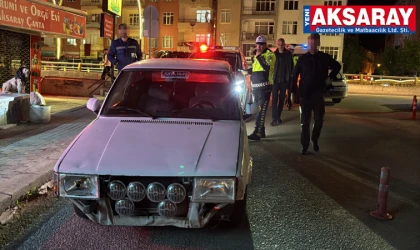 SİGORTASIZ, MUAYENESİZ VE PLAKASIZ Hatalı sürücüye 12 bin 942 lira ceza