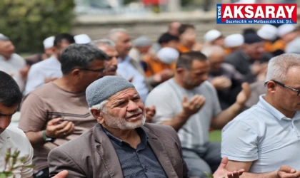  Yağışlara şükür duası yapıldı