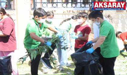 Aksaray Belediyesi’nden miniklere çevre dersi