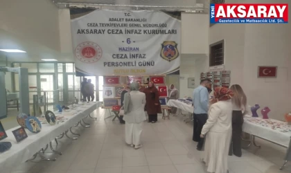 Aksaray Ceza İnfaz Kurumlarından anlamlı sergi