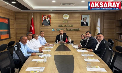 AKSARAY İL ÖZEL İDARESİ İl Encümeni gündem maddelerini karara bağladı
