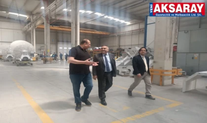Aksaray Organize Sanayi Bölgesi’nde Güçlü İş Birliği: SymeX Firmasına Kamu Ziyareti