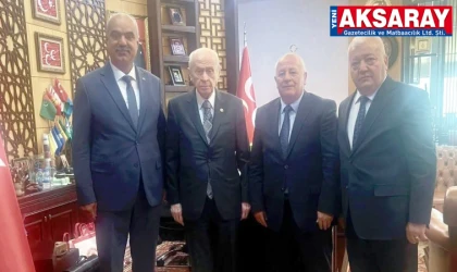 Aksaray Teşkilatından Devlet Bahçeli’ye Ziyaret
