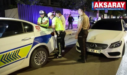 Aksaray'da ehliyetsiz sürücüye 202 bin lira ceza