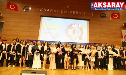 Beyaz önlük ve mezuniyet gururu bir arada yaşandı