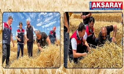 Eskil’de sezonun ilk arpa hasadı yapıldı