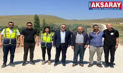 İki köyü ana karayoluna bağlayan güzergâhta asfalt çalışması başladı